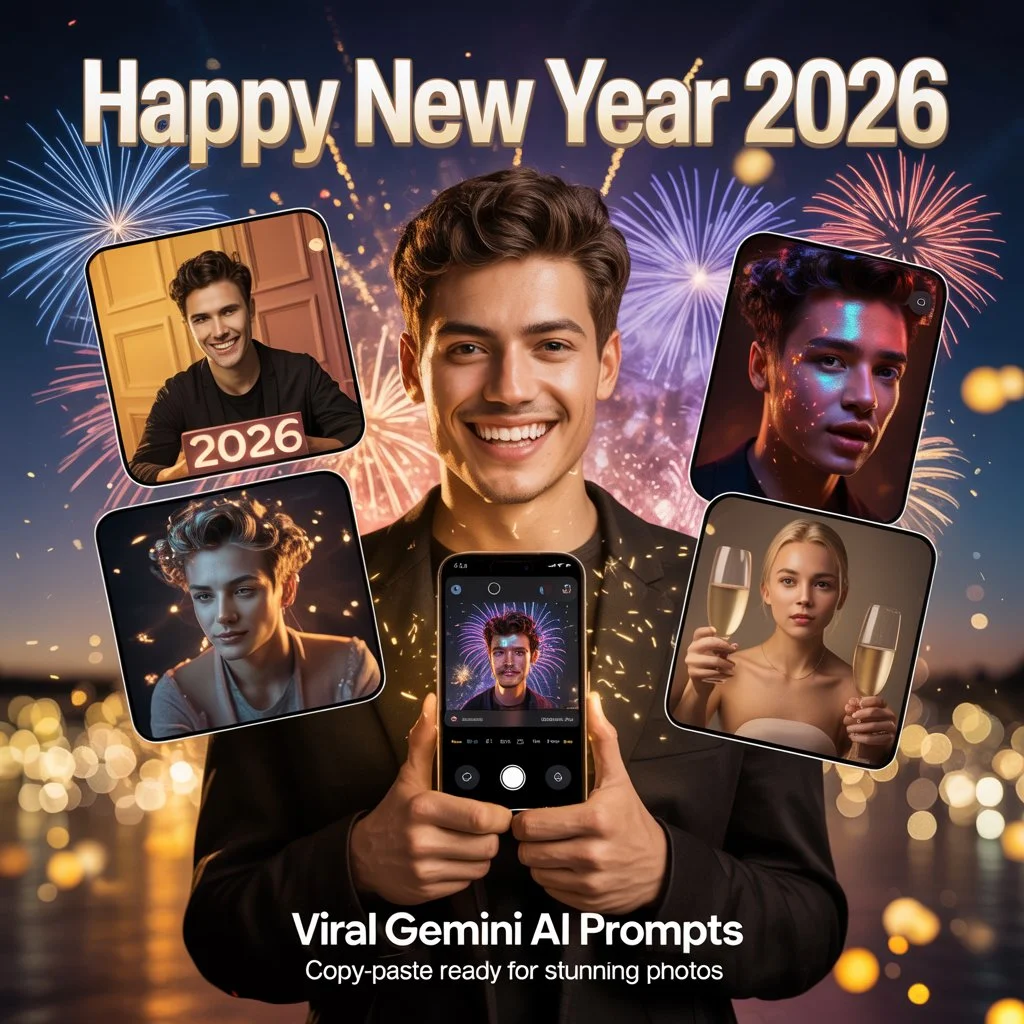 Happy New Year 2026 Gemini AI Prompts
